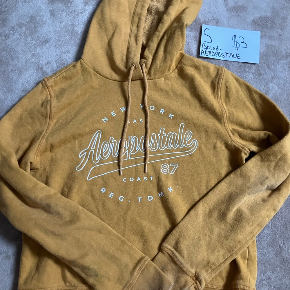 Aeropostale Yellow Hoodie